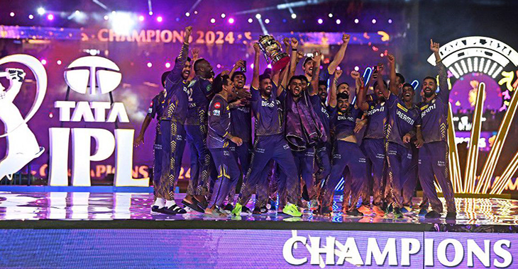 IPL 2024: KKR wins third title, defeating SRH by eight wickets in the final
