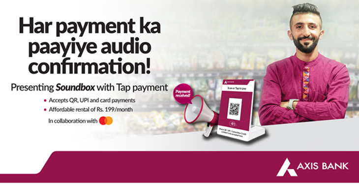 Axis Bank collaborates with Mastercard to launch NFC Soundbox